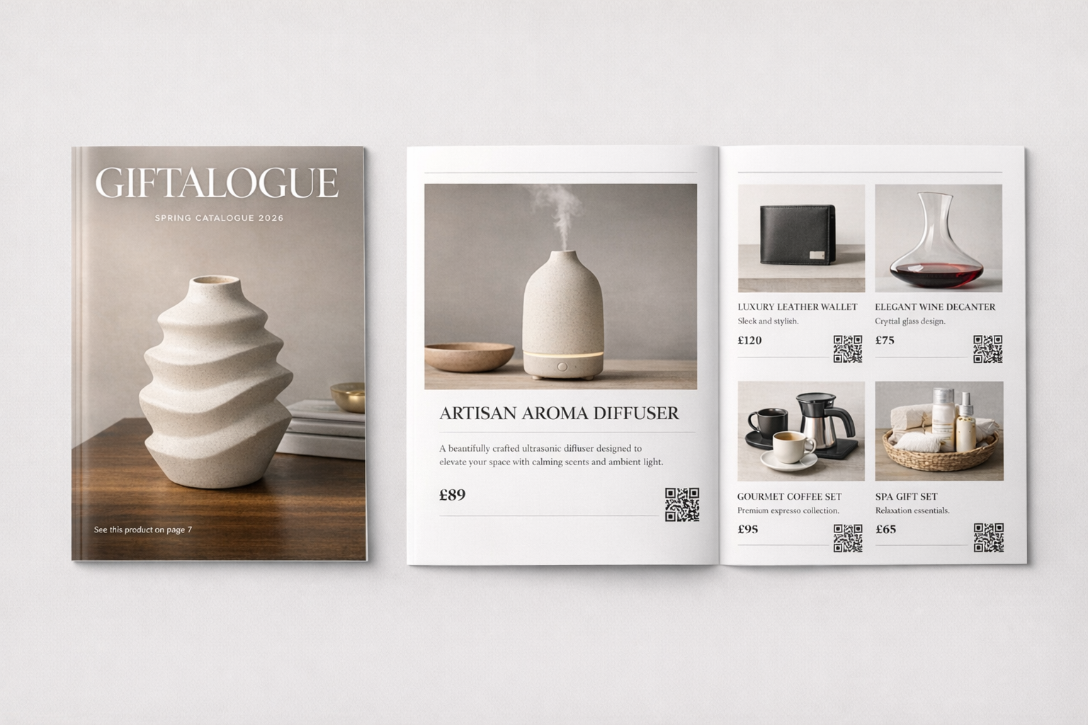 Giftalogue editorial product spread